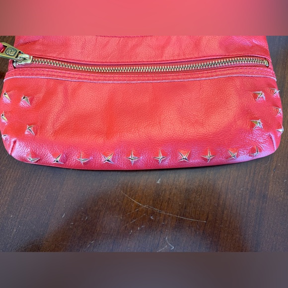 Elliot Lucca Messina Leather Pyramid Fire 3 Zip Crossbody Bag - Picture 10 of 15